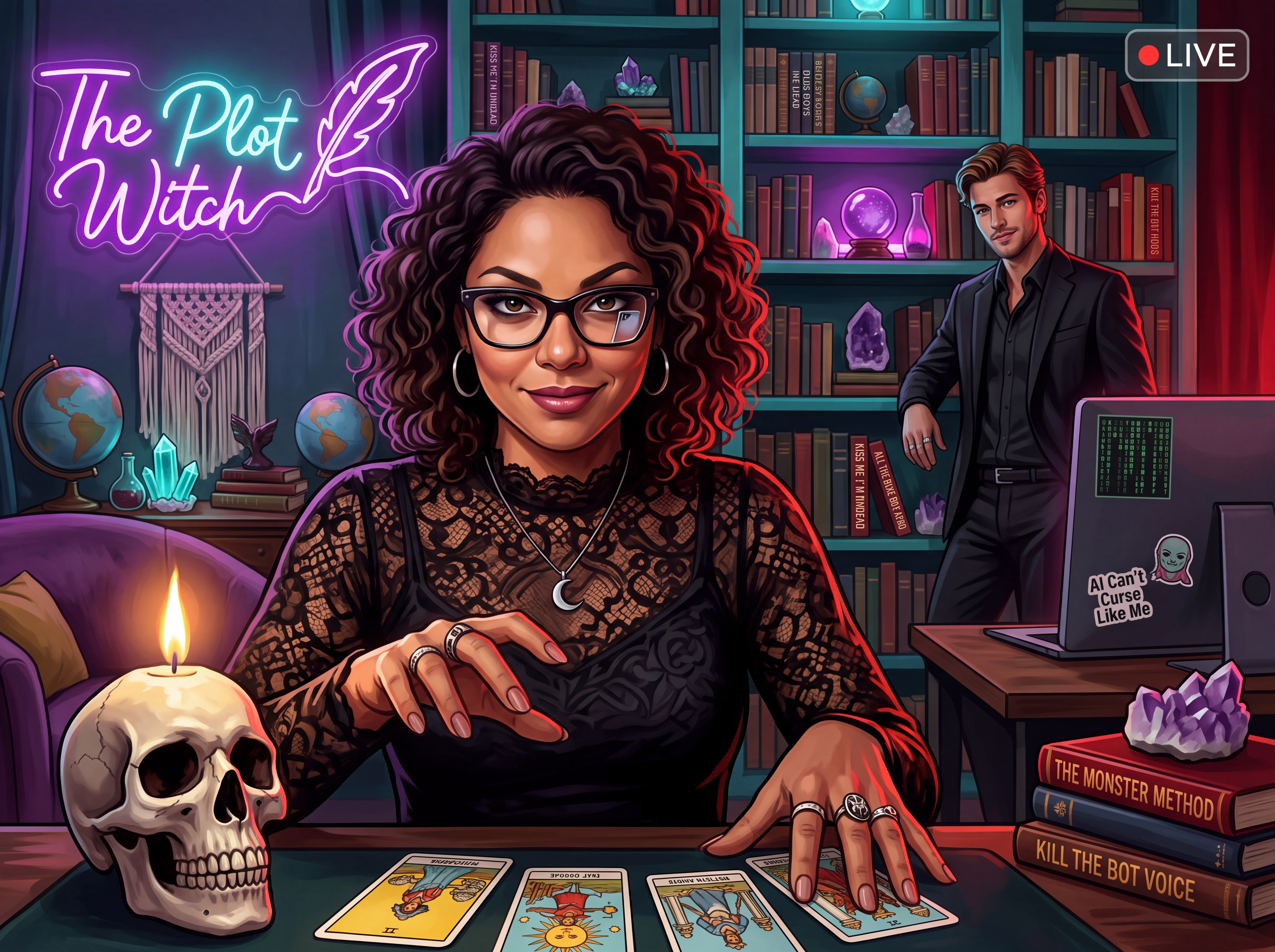 The Plot Witch YouTube Channel visuals